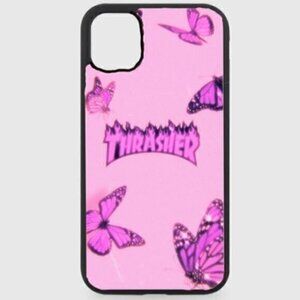 Thrasher Pink Butterfly Phone Case